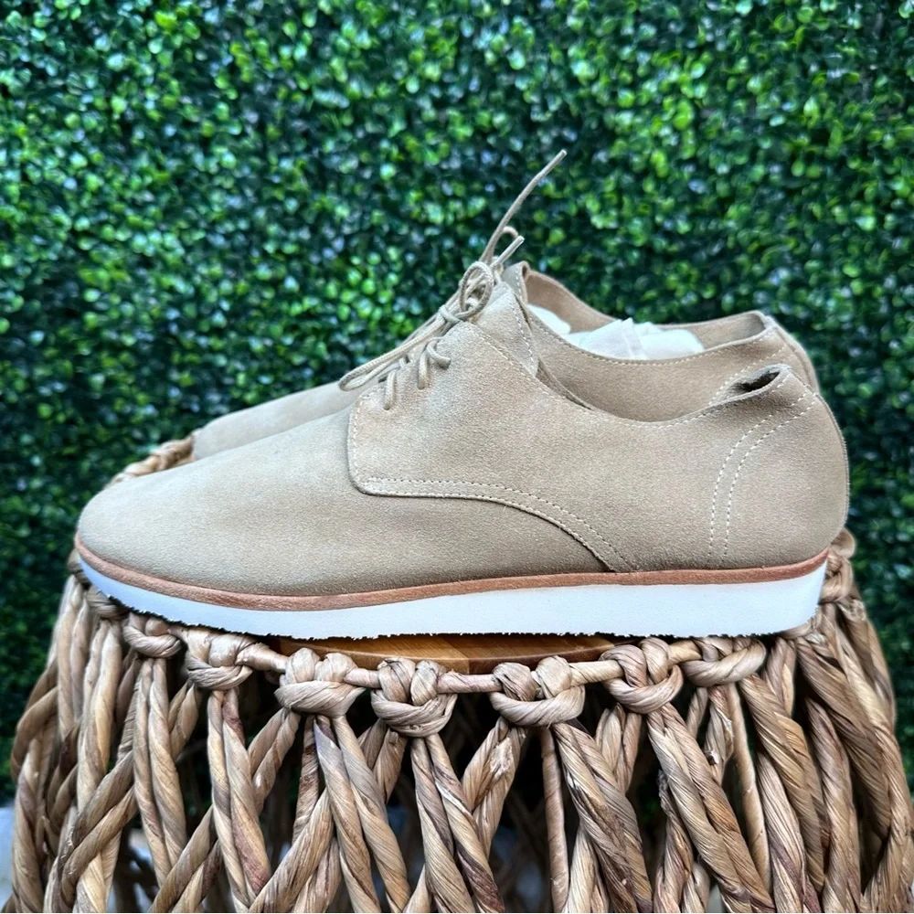 Nisolo x Anthropologie travel derby in stone new‎ in box